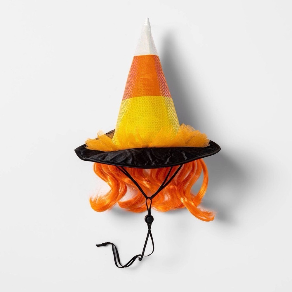 Candy Corn Witch Hat Dog and Cat Halloween Costume - Hyde and EEK! Boutique